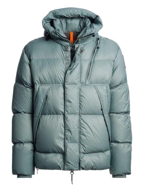 hooded puffer jacket