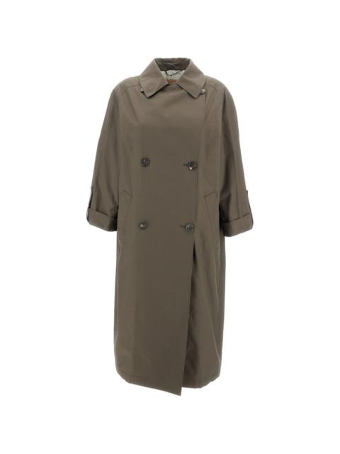 kimono-sleeves trench coat