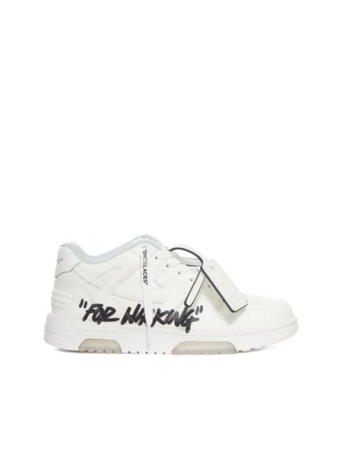 Out of Office graffiti-print low-top sneakers