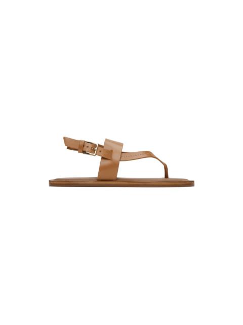 Tan Thongstitch Sandals