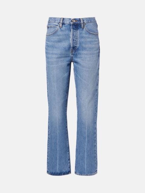 The Vertical Crop bootcut jeans