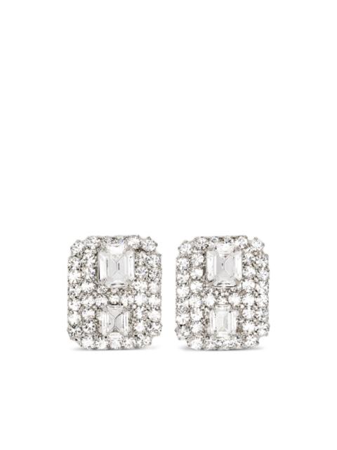 crystal-embellished earrings