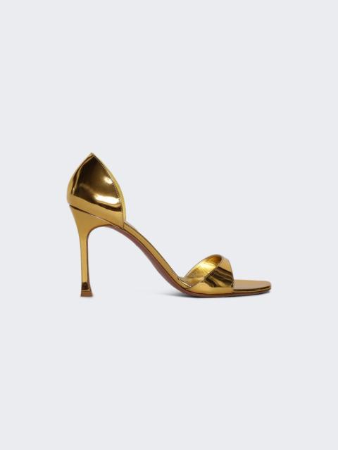 Agnese Sandal Gold Mirror Leather