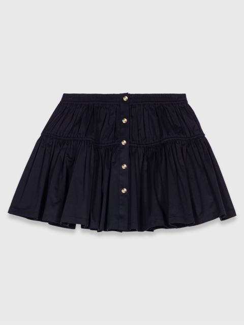 Mini elasticated waist skirt