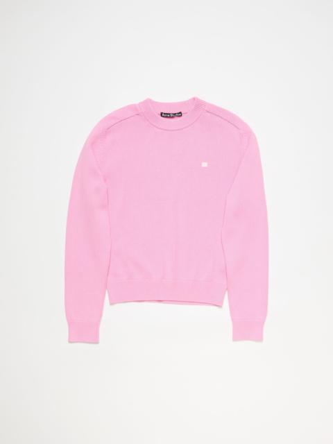 Logo crewneck jumper - Cameo pink