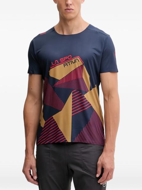geometric print t-shirt