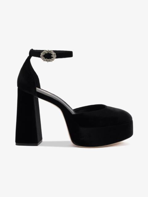 Ari Pump In Black Velvet