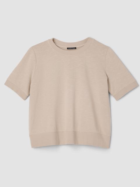 Garment-Dyed Organic Cotton Terry Wedge Tee
