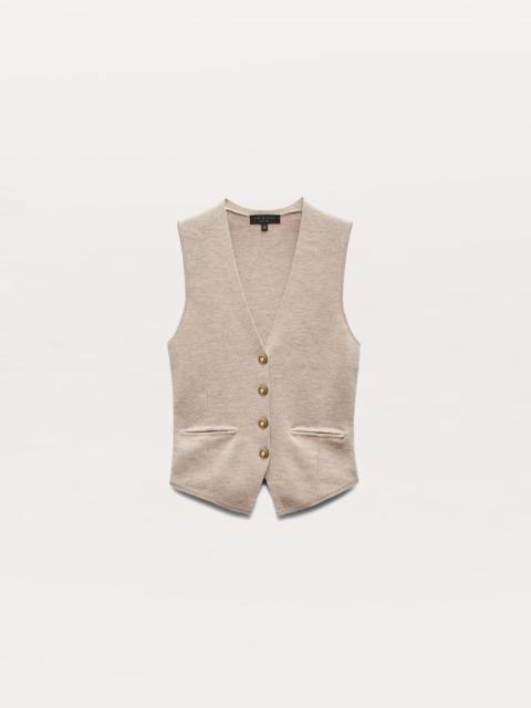 Ella Merino Wool-Blend Sweater Vest