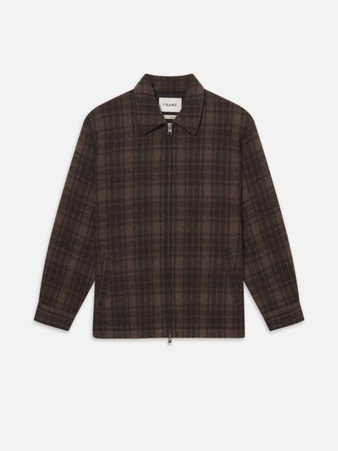 Padded Tweed Zip Jacket