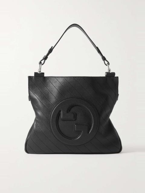 Blondie quilted leather tote