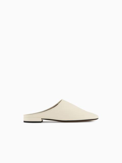 GIORGIO ARMANI X 10 CORSO COMO CALFSKIN MULES