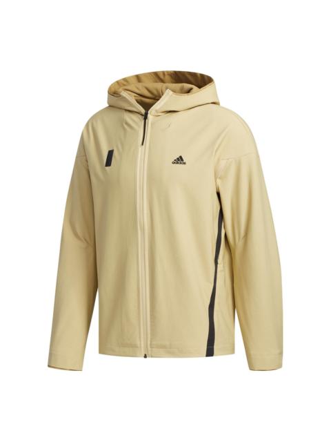 adidas WJ JKT WV Series Outdoor Windproof Sports Hooded Jacket FJ0201