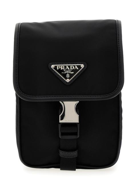 Re-Nylon logo crossbody bag