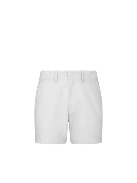 COTTON SATIN TAILORED SHORTS