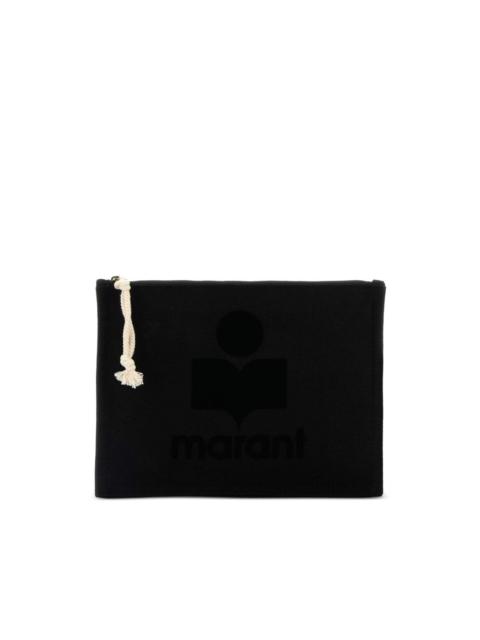 zip-fastening cotton clutch