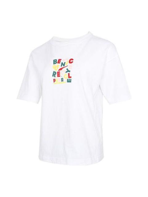 (WMNS) PUMA Downtown Graphic Tee White 531438-52
