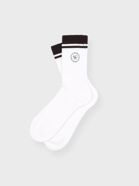Socks SRHWC  Vit/brun ONESIZE