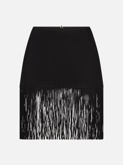 The Saddle Skirt in Black