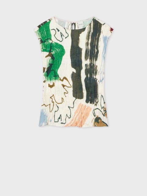 Women's 'Painters' Pleated Top