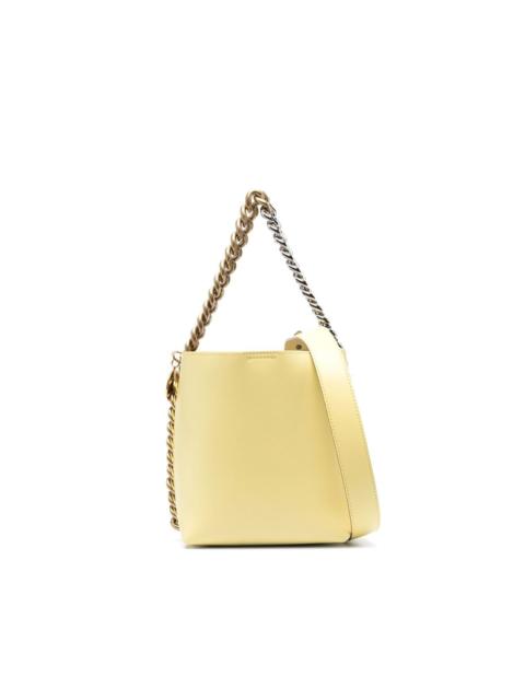 chain-detail bucket bag