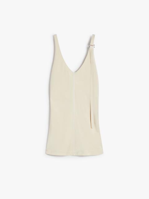 WASER Plunging-neck top