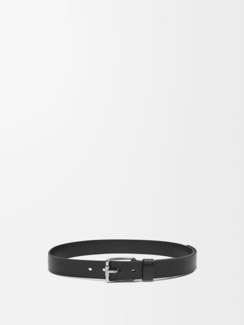 Roller Curve belt in supple grained calfskin