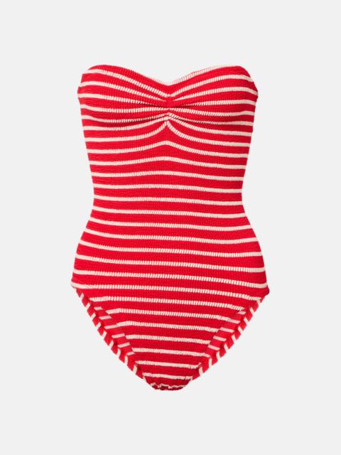Brooke striped swimsuit