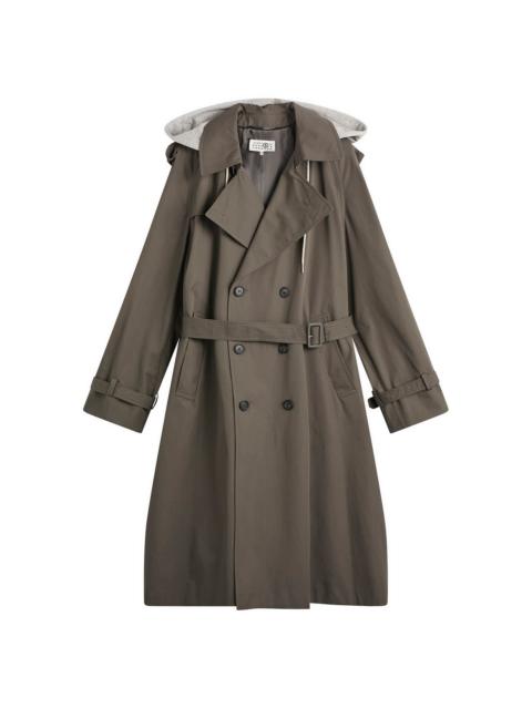 MM6 Maison Margiela Trench Coat with detachable hood