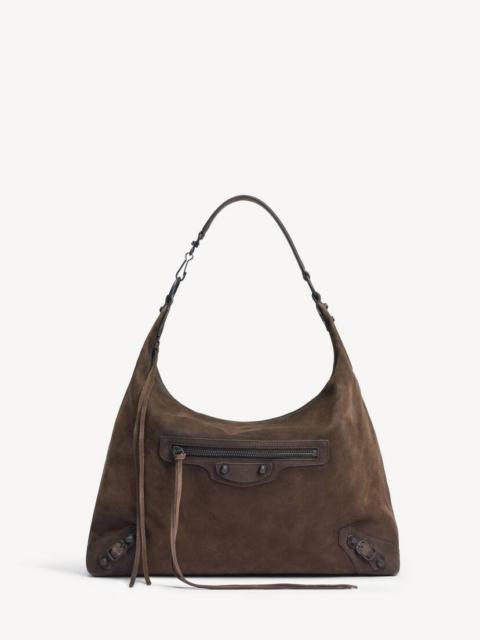 Women's Le City Hobo Bag Medium in Light Espresso