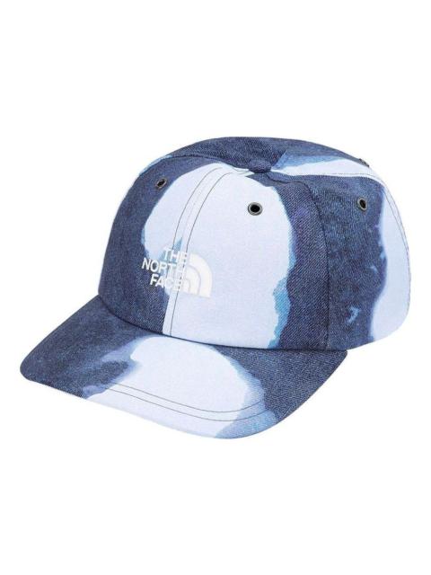 Supreme Bleache Denim Printe 6-Panel 'Blue White' SUP-FW21-420