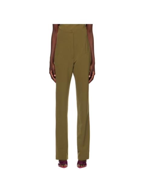 Taupe Bootleg Trousers