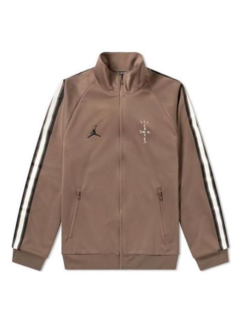 Cactus Jack by Travis Scott x Air Jordan MJ Track Jacket 'Palomino/Black' CK4035-260