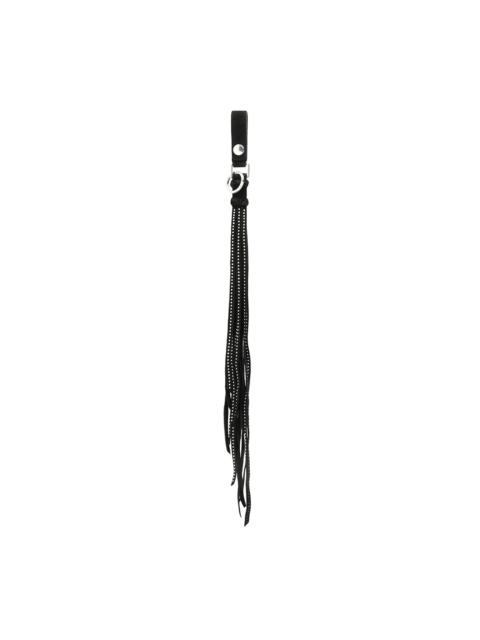 studded long tassel keychain