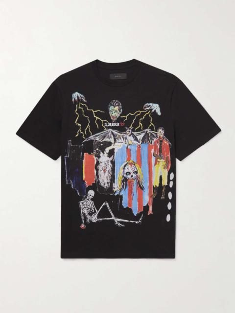 + Wes Lang Blood 38' Printed Cotton-Jersey T-Shirt