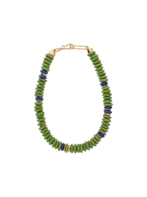 Pistachio Laguna beaded necklace