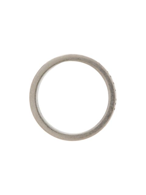 Silver Numbers Single Earring