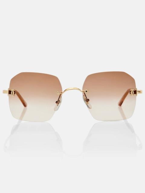 Signature C square sunglasses