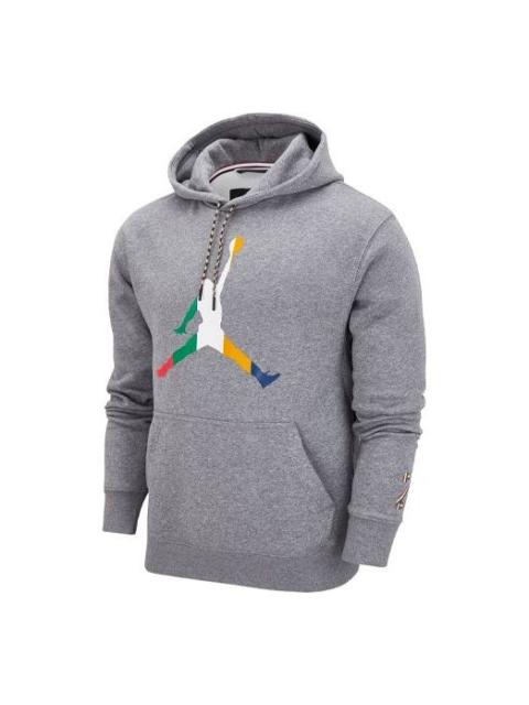 Air Jordan Multi-Color Large Logo Printing Gray DN1471-091