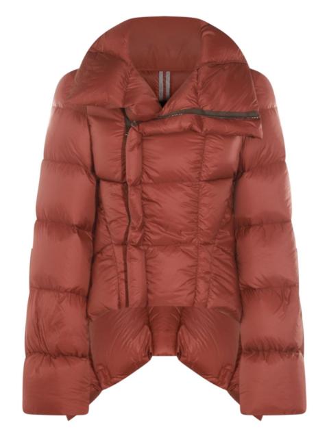 Naska asymmetric quilted jacket