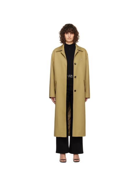Beige Cocoon Coat
