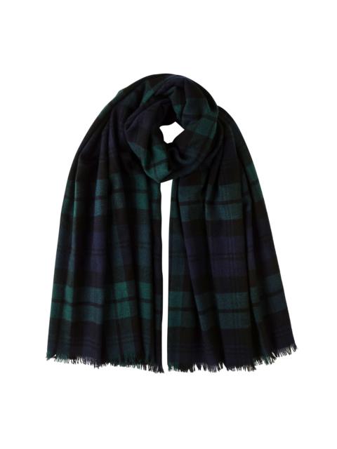 Lightweight Cashmere Black Watch Tartan Stole