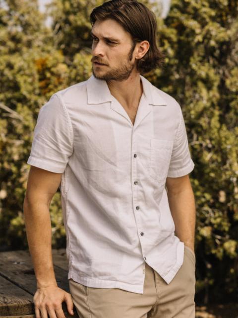 The Wrench Double Gauze Organic Cotton Shirt - White