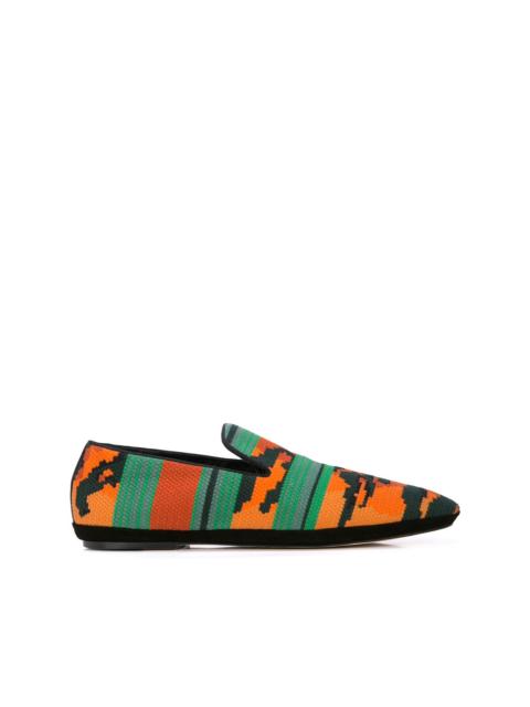 Tiger woven slippers