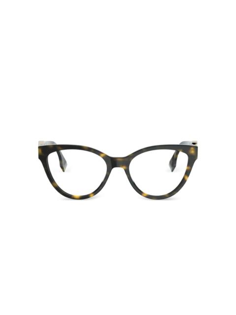 cat-eye frame glasses