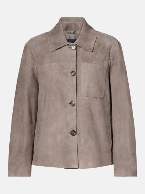 Suede overshirt