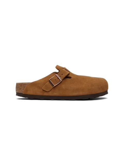 Tan Regular Boston Soft Footbed Slip-on Loafers