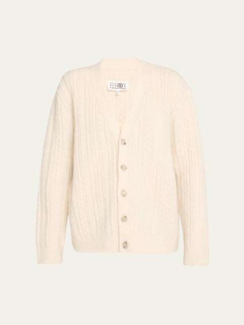 Cable-Knit Cardigan