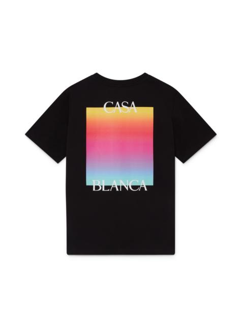 Gradient Square Logo Short Sleeve T-shirt