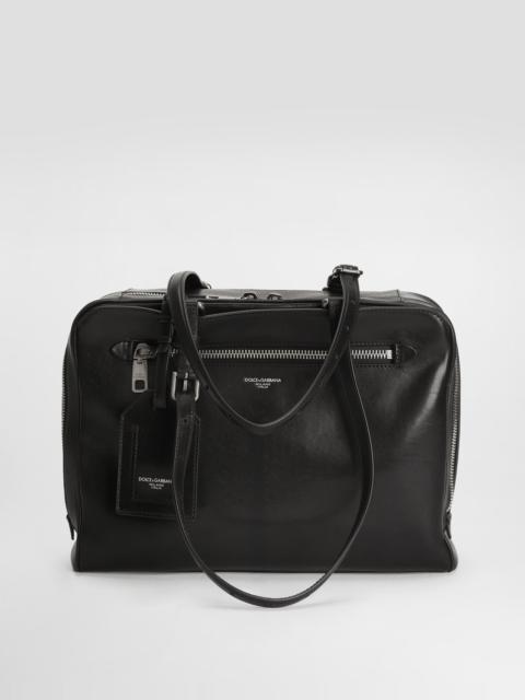 Ellis calfskin briefcase